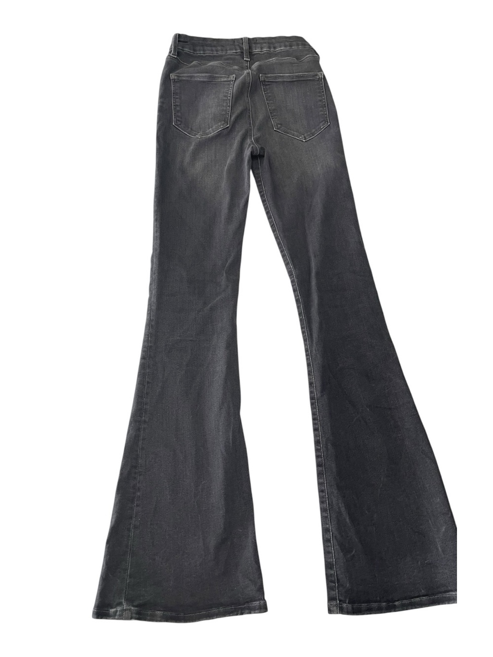 7 For All Mankind No Filter Denim Ultra High-Rise Skinny Boot Size 28 Black - Picture 10 of 12